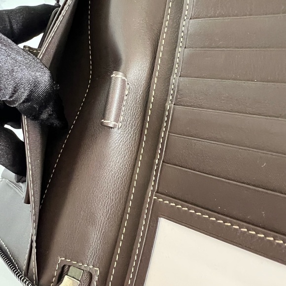 Authentic Gucci double  Zip top handle Clutch Bag - Picture 11 of 16